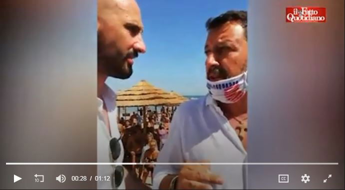 Il fuorionda di Salvini a Falconara: «Adesso mi incaz… non voglio un poliziotto in spiaggia» preview