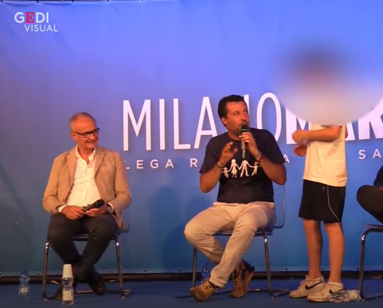 salvini mascherina bambino
