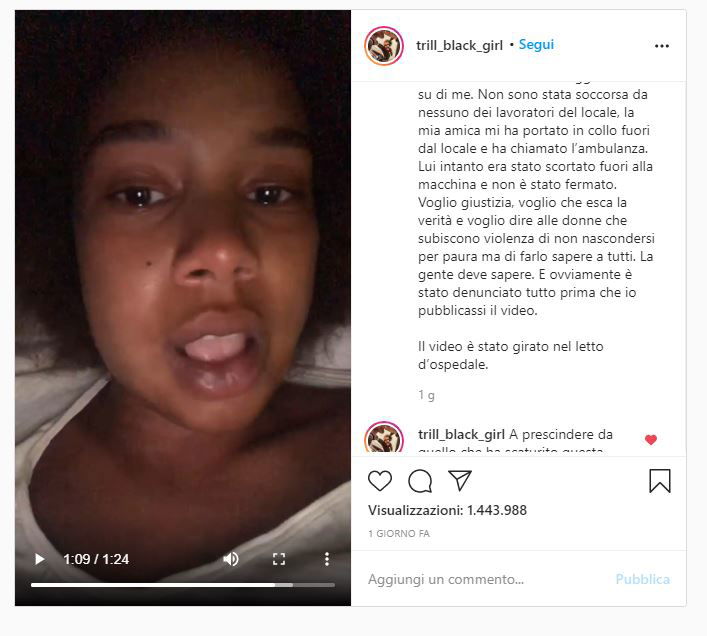 Samantha D.: la ragazza colpita con un pugno dal calciatore Abdou Diakhate article-post