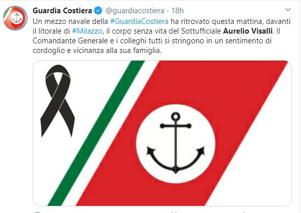“Aurelio Visalli morto senza attrezzi per il salvataggio, solo con un salvagente” “Aurelio Visalli morto senza attrezzi per il salvataggio, solo con un salvagente”