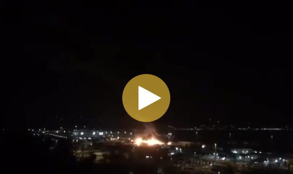 L’incendio al porto di Ancona preview