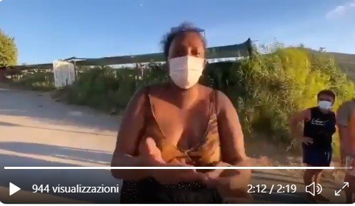 parla italiano video ragazza nera agropoli salvini