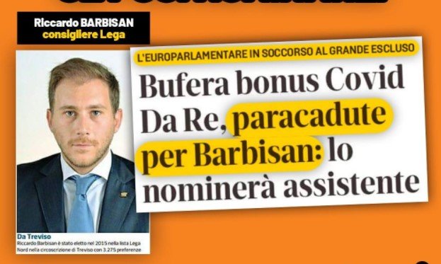 riccardo barbisan furbetto lega bonus assistente europarlamentare
