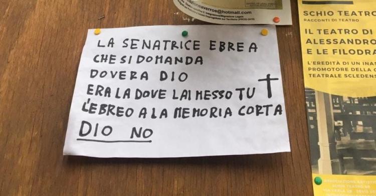 CARTELLO CONTRO SEGRE SCHIO