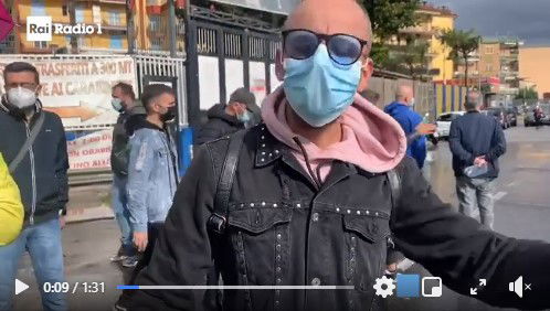arzano protesta contro lockdown commercianti