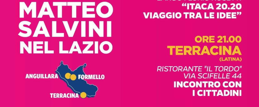 Il positivo all’evento elettorale con Salvini a Terracina article-post