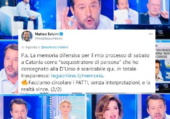travaglio difesa salvini gregoretti