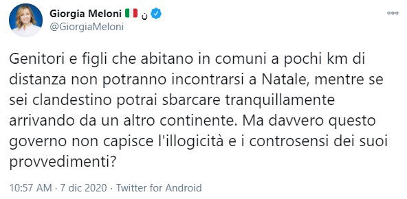 Lo spirito del Natale della “cristiana” Giorgia Meloni article-post