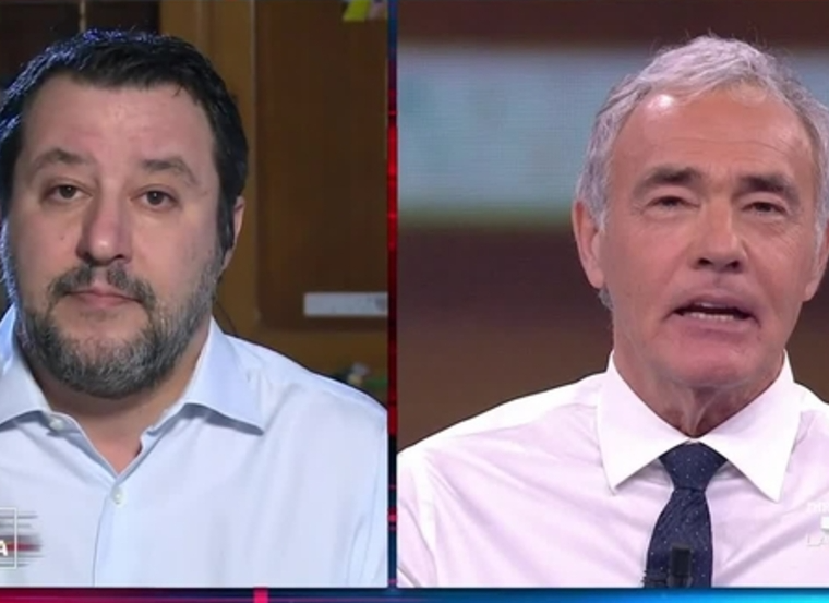 Giletti, Salvini e Berlusconi che starebbe bene al Quirinale article-post