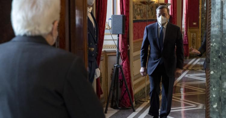 Mario Draghi Sergio Mattarella