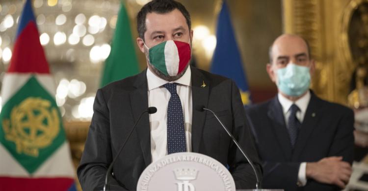 salvini draghi lega partito democratico