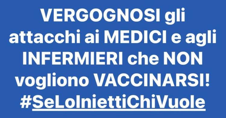 gianluca vinci infermieri medici no vax
