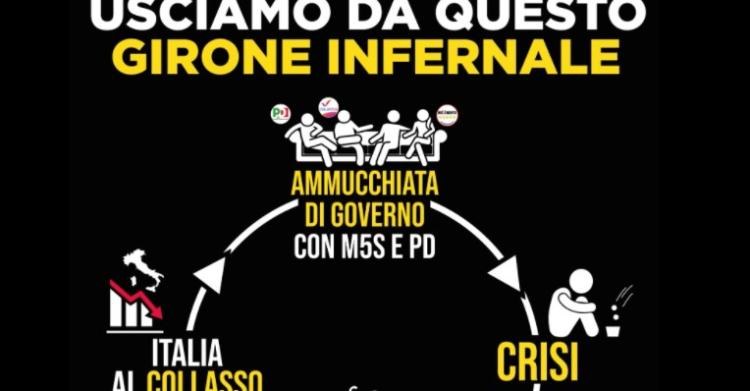 giorgia meloni ammucchiata di governo senza lega forza italia 1