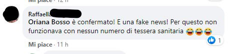 prenotazione vaccini per tutti campania fake news