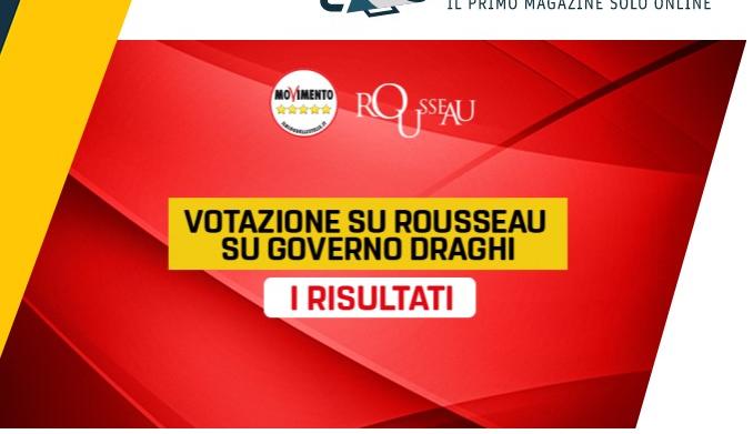 rousseau risultati quesito draghi guerra movimento 5 stelle
