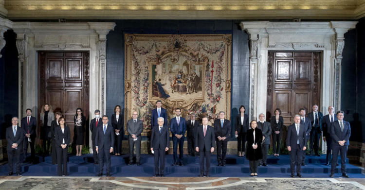 sondaggi politici oggi squadra governo draghi conte
