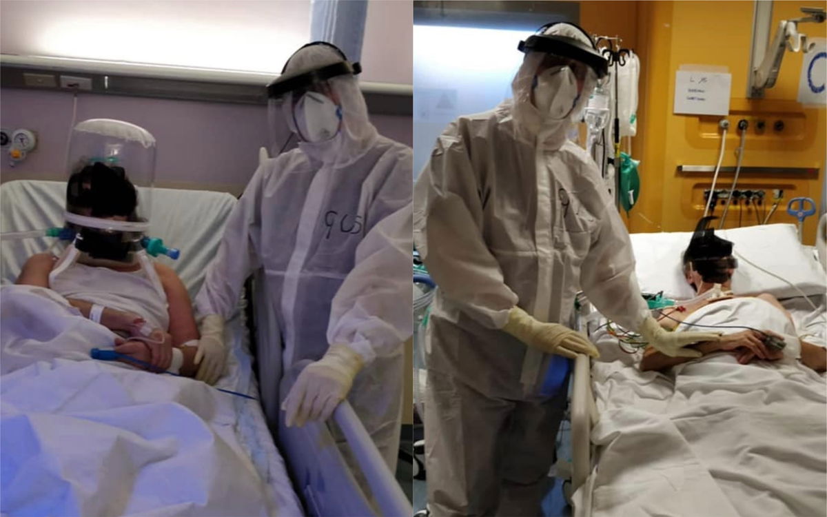Il deputato leghista che si fa le foto con gli intubati in terapia intensiva article-post