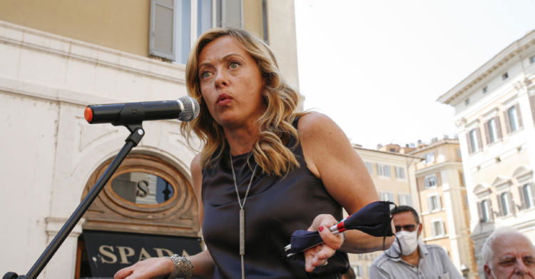 Giorgia Meloni fratelli d'italia firme mozione speranza