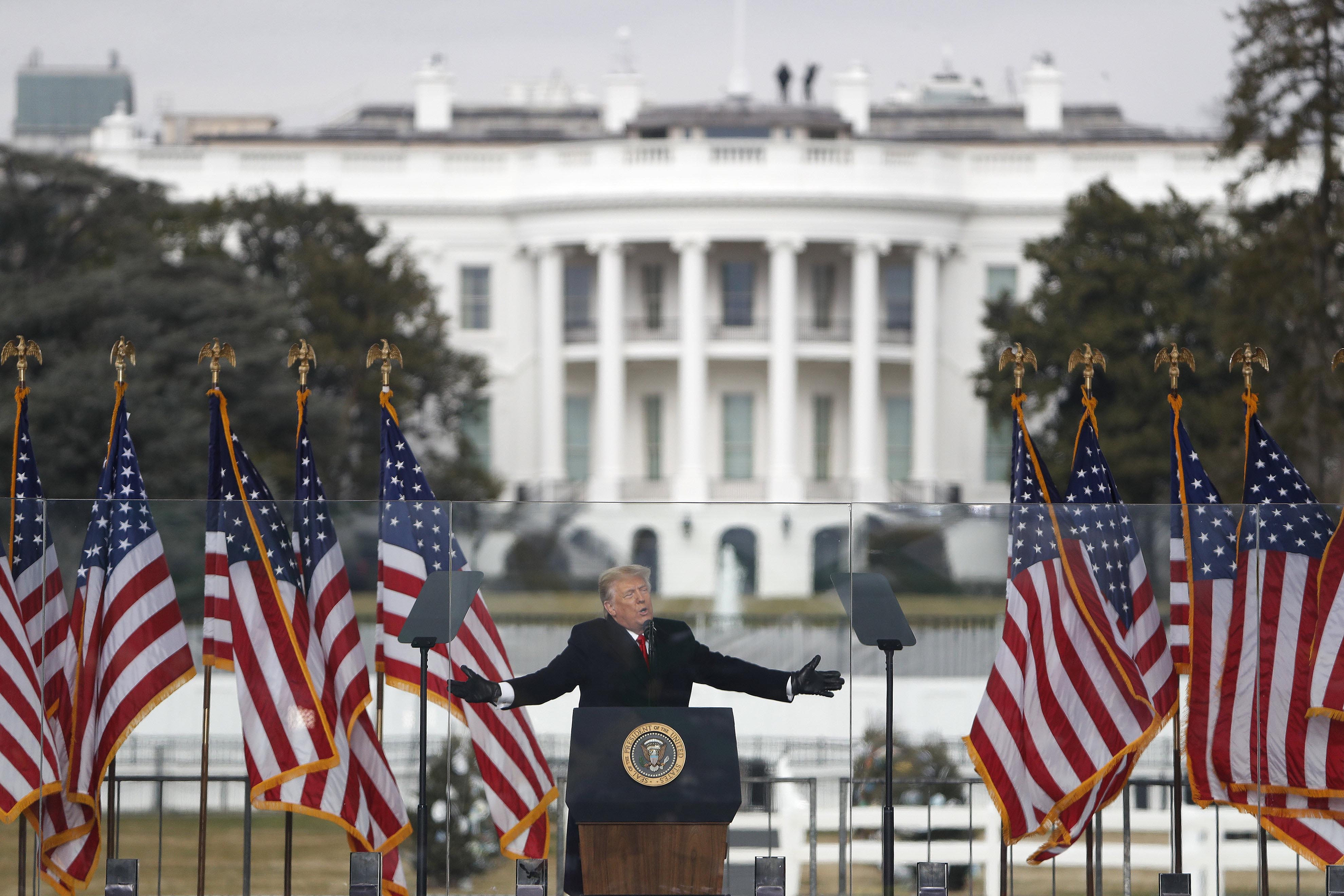 save america March - manifestazione a sostegno del presidente US