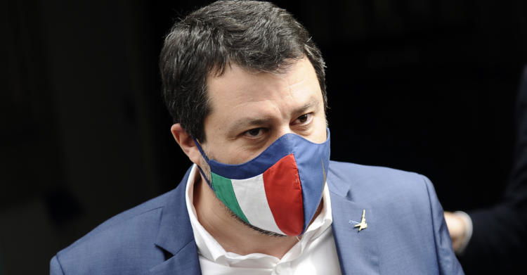 Matteo Salvini leader Lega Aria