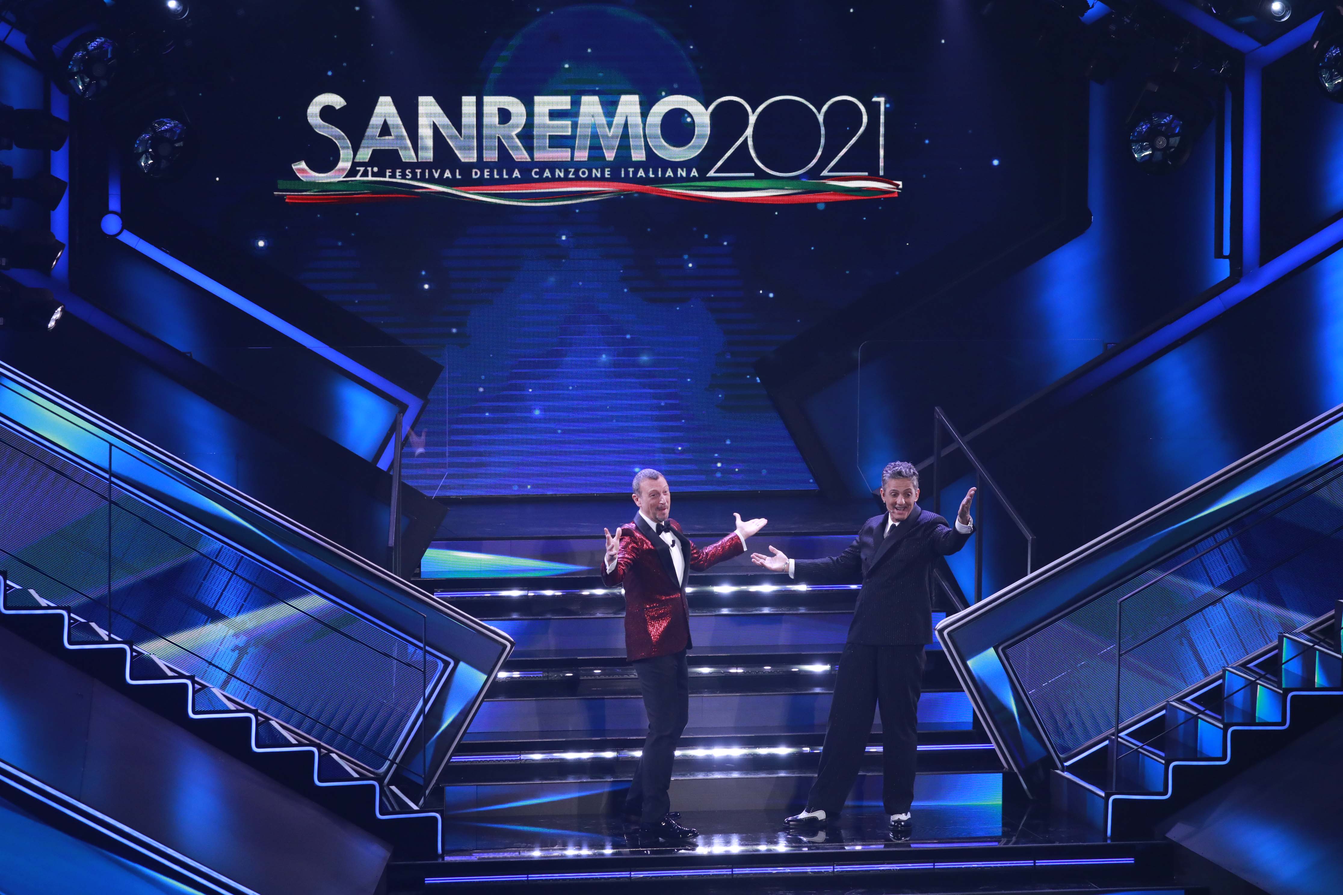 Sanremo zingaretti Amadeus fiorello