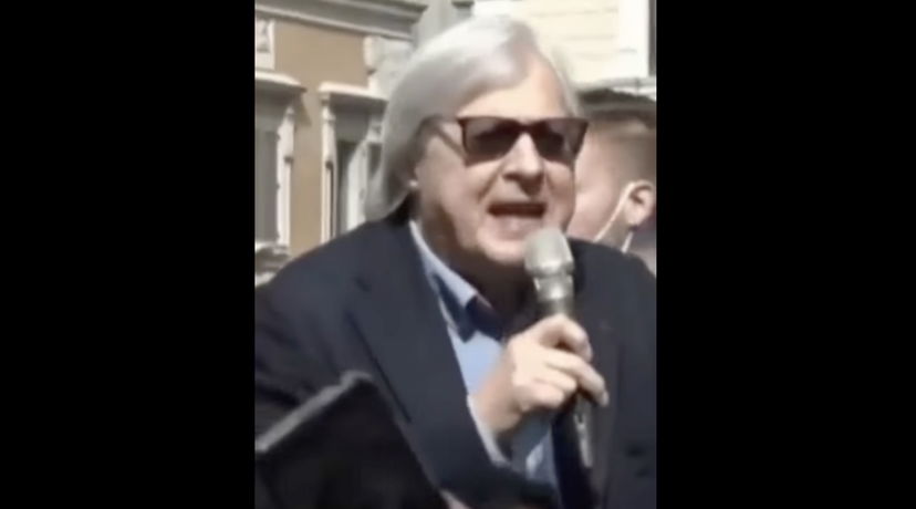 L’ultimo delirio di Sgarbi: “La mascherina all’aperto è come farsi un a s*ga col preservativo” | VIDEO article-post