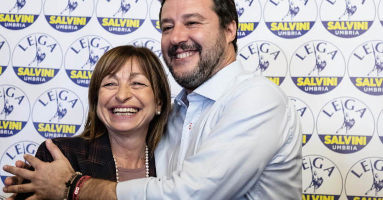 Donatella tesei umbria Salvini