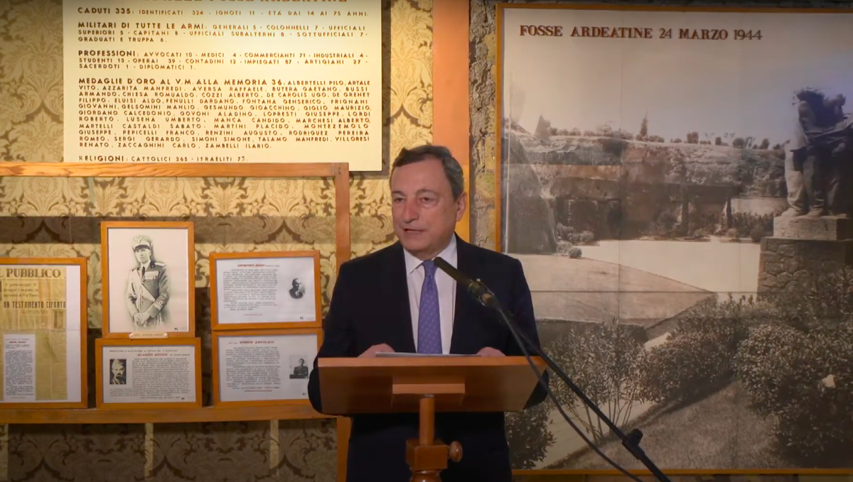 Draghi al Museo della Liberazione: “Il dovere della memoria riguarda tutti, nessuno escluso” | VIDEO article-post