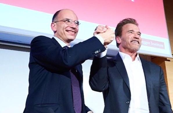 letta schwarzenegger pesce d'aprile