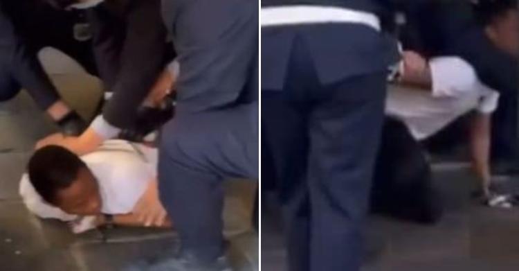 padova video vigili stringono collo ragazzo
