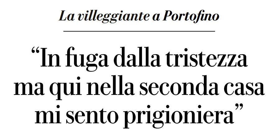 La vera storia della signora “prigioniera” nella seconda casa a Portofino article-post