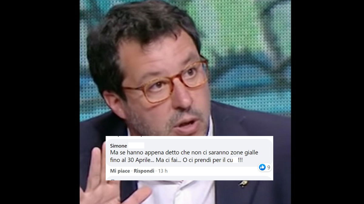 “Dopo Pasqua si riapre!” E Salvini finisce spernacchiato dai suoi seguaci article-post