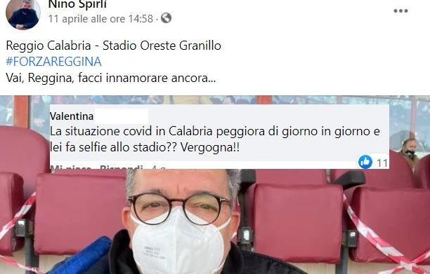 spirlì allo stadio zona rossa calabria 1