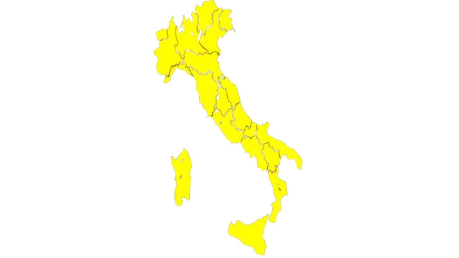 Italia zona gialla