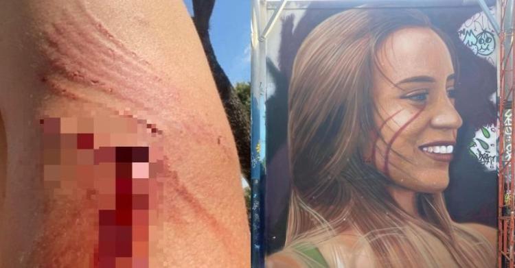 jorit aggredito murales luana d'orazio 1