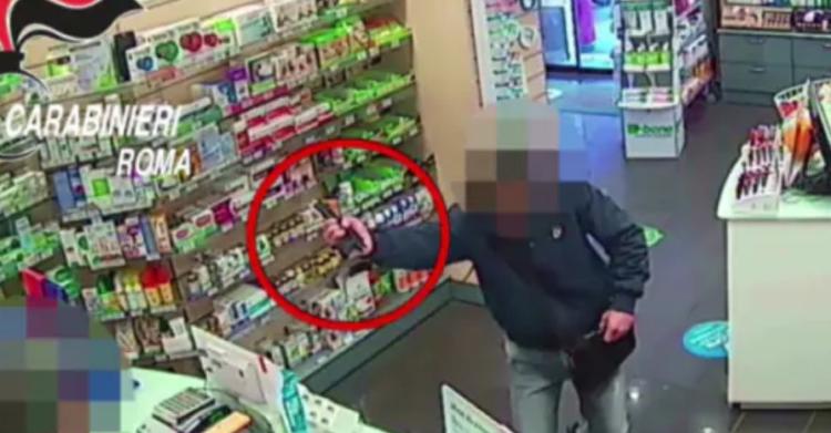 rapinatore pentito farmacia vermicino