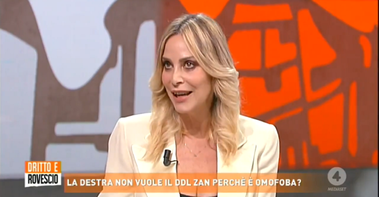 stefania orlando video dritto e rovescio ddl zan