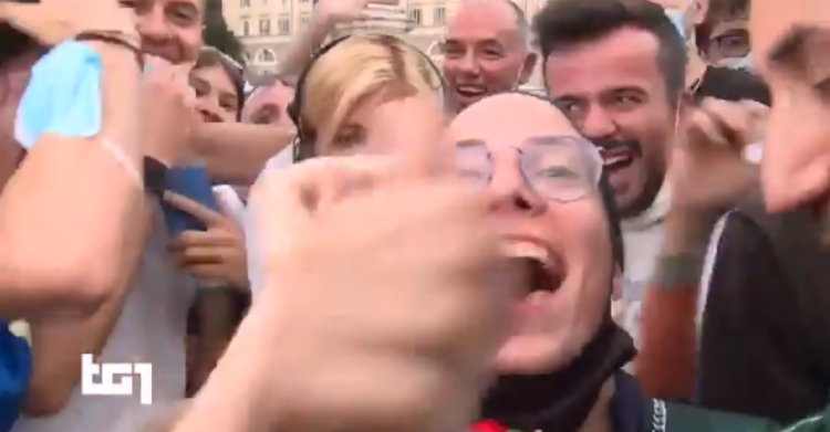 valentina bisti tg1 video tifosi