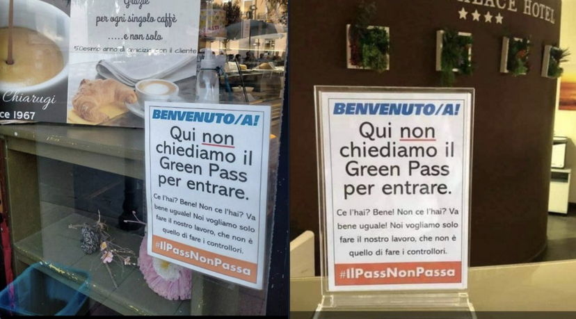 I locali che si vantano di non chiedere il Green Pass per far entrare i clienti article-post