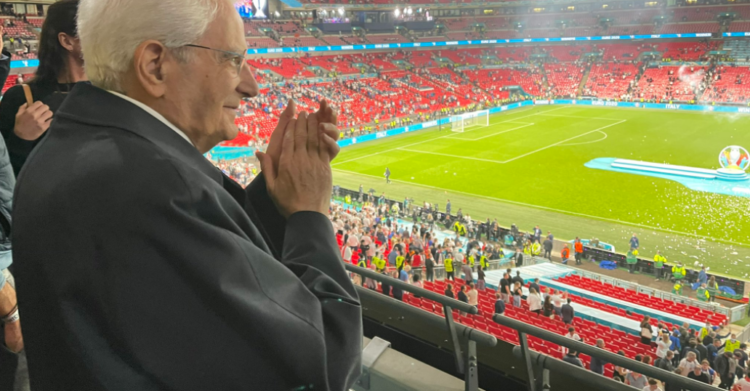 MATTARELLA ESAULTANZA VITTORIA ITALIA EUROPEI 1