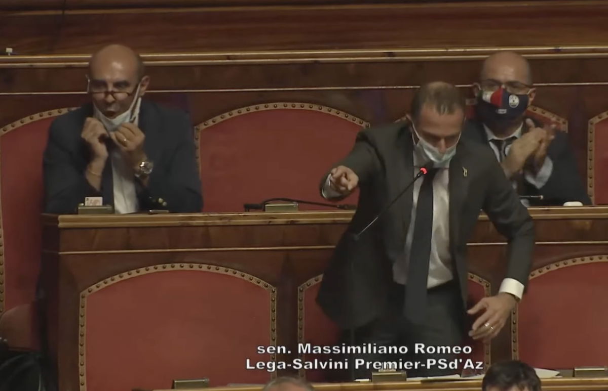 Il leghista Romeo dice che il ddl Zan serve per “vendere smalti agli uomini” | VIDEO article-post