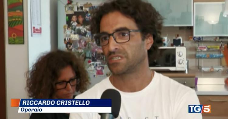 riccardo cristello reintegrato operaio ex ilva