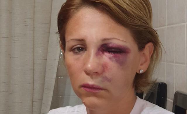 Nicoleta Aurelia aggressione gallarate