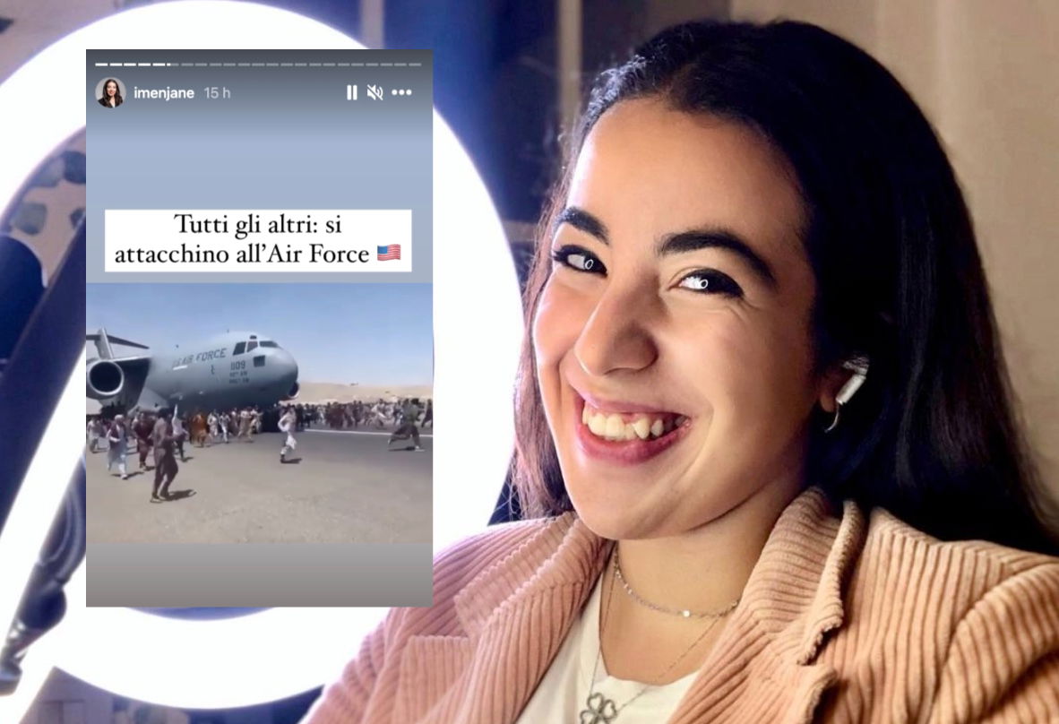 La vera storia di Imen Jane che dice “Tutti gli altri si attacchino all’Air Force” parlando della situazione afgana article-post
