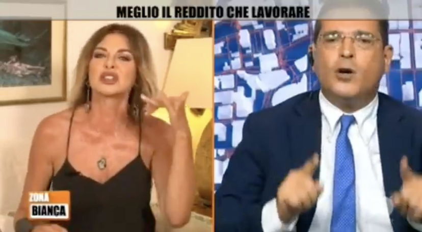 Lo scontro tra Alba Parietti e Daniele Capezzone a Zona Bianca: “Mi hai rotto le scatole, sei un cafone” | VIDEO article-post