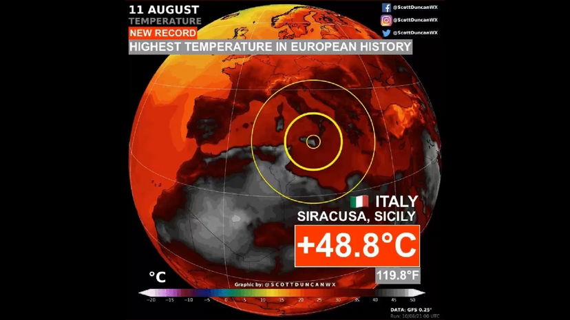 I 48,8 gradi di Siracusa: l’unico record che nel 2021 non avremmo voluto in Italia article-post