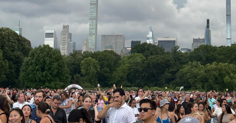 evacuazione concerto central park