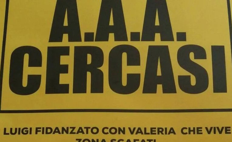 L’incredibile fine della storia del volantino “AAA cercasi Luigi fidanzato con Valeria” a Scafati article-post