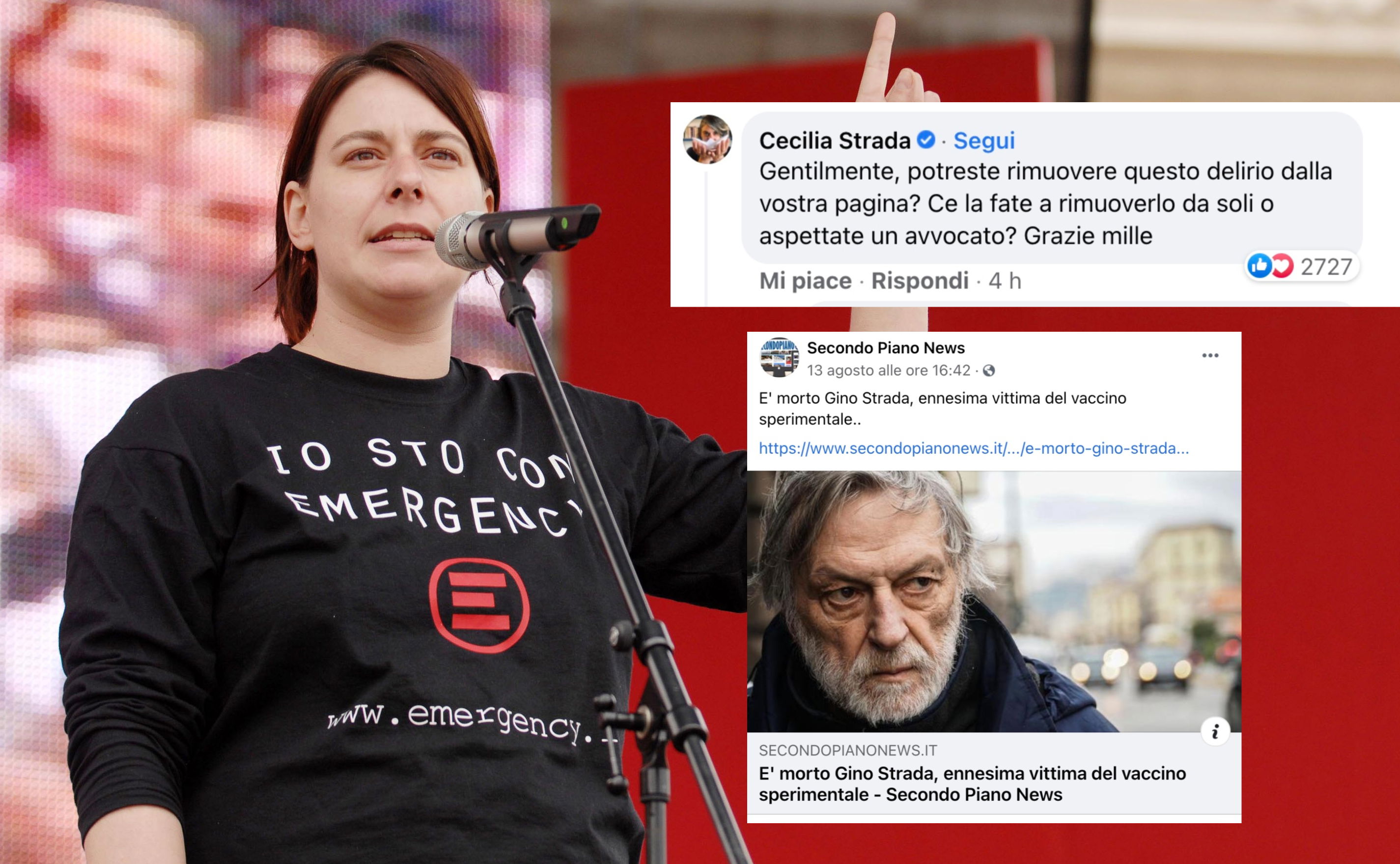 Cecilia Strada contro i deliri sulla morte del padre (non) legata al vaccino Cecilia Strada contro i deliri sulla morte del padre (non) legata al vaccino