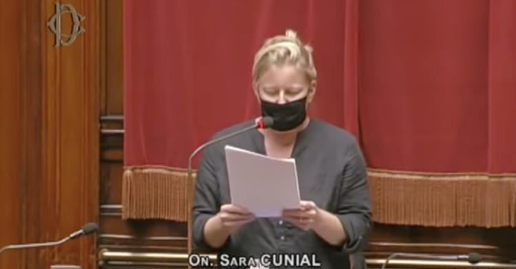 Sara Cunial green pass camera